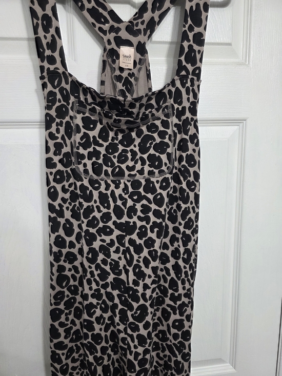 Smash + Tess Pants - Smash + Tess Leopard Print Jumpsuit in Taupe and Black